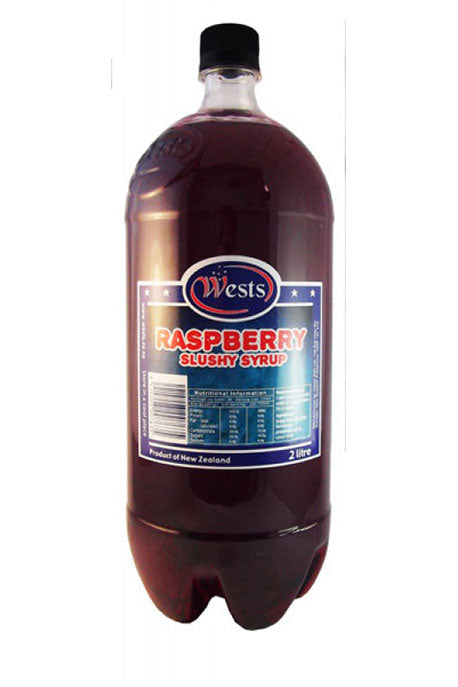 Wests 2lt Slushy Syrup - Raspberry x 6