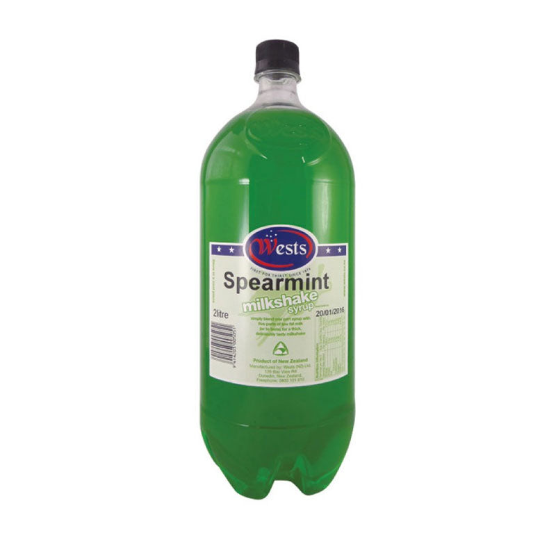 Wests Spearmint Milkshake Syrup x 6